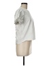 Milly White Short Sleeve Blouse Size M - photo 4