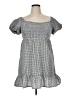 Francesca's Checkered-gingham Gray Casual Dress Size 14 - photo 1