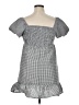 Francesca's Checkered-gingham Gray Casual Dress Size 14 - photo 2