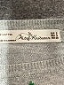 Trf Denim Rules 100% Cotton Argyle Gray Turtleneck Sweater Size S - photo 7