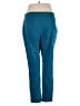 Roz & Ali Solid Teal Active Pants Size 16 - photo 2