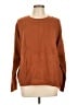 Vince Camuto Solid Brown Pullover Sweater Size L - photo 1