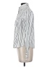 Faconnable Stripes Ivory Long Sleeve Blouse Size XS - photo 5