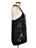 Express 100% Rayon Black Sleeveless Blouse Size L - photo 4