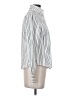 Faconnable Stripes Ivory Long Sleeve Blouse Size XS - photo 4