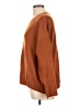 Vince Camuto Solid Brown Pullover Sweater Size L - photo 5