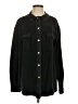 Fenini Black Long Sleeve Button-Down Shirt Size S - photo 1