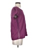 Brixon Ivy 100% Polyester Purple Short Sleeve Blouse Size S - photo 4