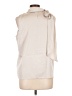 DKNY 100% Polyester Ivory Tan Sleeveless Blouse Size L - photo 2