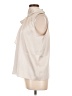 DKNY 100% Polyester Ivory Tan Sleeveless Blouse Size L - photo 5