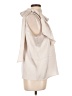 DKNY 100% Polyester Ivory Tan Sleeveless Blouse Size L - photo 4