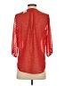 Abbeline 100% Polyester Red 3/4 Sleeve Blouse Size XS - photo 2