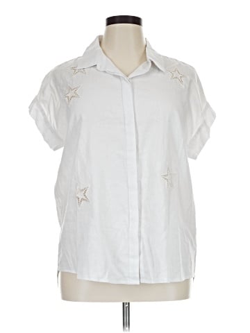 Elie Tahari Short Sleeve Blouse (view 1)