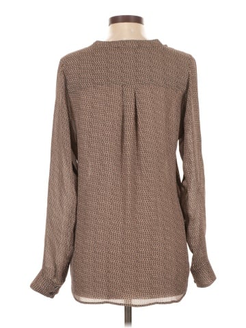 Vince. Long Sleeve Silk Top (view 2)