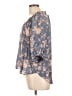 Dylan Blue 3/4 Sleeve Blouse Size L - photo 5