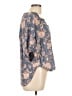 Dylan Blue 3/4 Sleeve Blouse Size L - photo 4