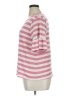 Pleione Stripes Pink Short Sleeve Top Size XL - photo 5