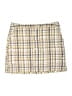 IZOD 100% Cotton Plaid Yellow Skort Size 10 - photo 1