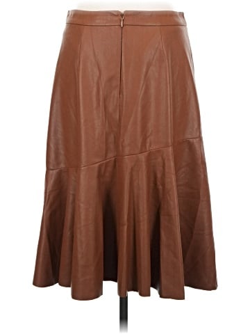 Rebecca Taylor Faux Leather Skirt (view 2)