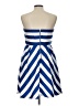 Outback Red Stripes Blue Cocktail Dress Size 10 - photo 2