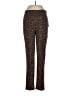 Seven7 Animal Print Brown Casual Pants Size M - photo 1