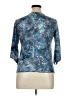 Brittany Black Blue 3/4 Sleeve Blouse Size XL - photo 2