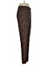 Seven7 Animal Print Brown Casual Pants Size M - photo 4
