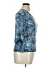 Brittany Black Blue 3/4 Sleeve Blouse Size XL - photo 4