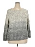 Lauren by Ralph Lauren Metallic Gray Pullover Sweater Size 2X - photo 1