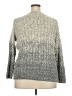 Lauren by Ralph Lauren Metallic Gray Pullover Sweater Size 2X - photo 2
