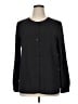 Ann Taylor LOFT 100% Polyester Black Long Sleeve Blouse Size XL - photo 1