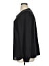 Ann Taylor LOFT 100% Polyester Black Long Sleeve Blouse Size XL - photo 5