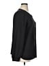 Ann Taylor LOFT 100% Polyester Black Long Sleeve Blouse Size XL - photo 4