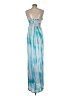 Element 100% Viscose Tie-dye Blue Casual Dress Size M - photo 2