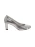 Laura Ashley Metallic Silver Heels Size 10 - photo 1