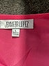 Jennifer Lopez Pink Short Sleeve Blouse Size L - photo 7