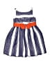 Janie and Jack 100% Polyester Stripes Blue Dress Size 3 - photo 1