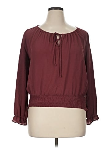 Timing 3/4 Sleeve Blouse (view 1)