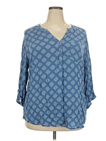 Market and Spruce 3/4 Sleeve Blouse (view 1)