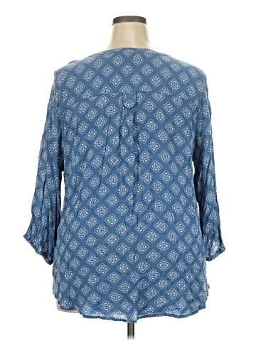 Market and Spruce 3/4 Sleeve Blouse (view 2)