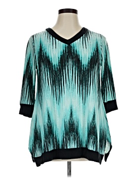 Ny Collection 3/4 Sleeve T Shirt