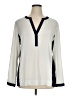 Ann Taylor 100% Polyester Ivory Long Sleeve Blouse Size 14 - photo 1