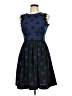Corey Lynn Calter 100% Polyester Polka Dots Blue Cocktail Dress Size 6 - photo 1