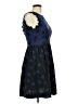 Corey Lynn Calter 100% Polyester Polka Dots Blue Cocktail Dress Size 6 - photo 4
