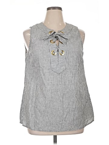 MICHAEL Michael Kors Sleeveless Blouse (view 1)