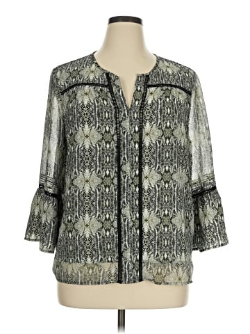 Fever 3/4 Sleeve Blouse (view 1)