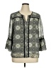 Fever Gray 3/4 Sleeve Blouse Size XL - photo 1