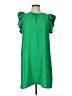 Mittoshop 100% Polyester Solid Green Casual Dress Size L - photo 1