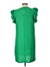 Mittoshop 100% Polyester Solid Green Casual Dress Size L - photo 2