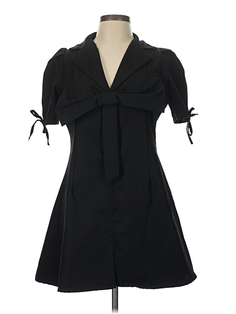Pre-owned Assorted Brands Casual Dress In Black